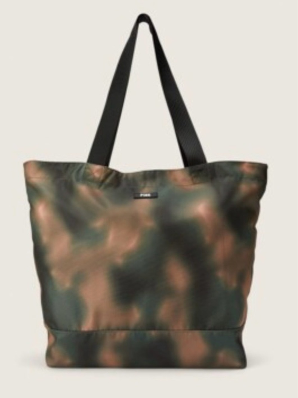 PINK Victoria's Secret Green Tie-Dye Travel Tote